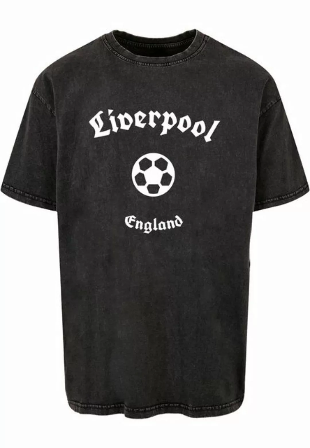 Merchcode T-Shirt Merchcode Herren Liverpool X Acid Washed Heavy Oversize T günstig online kaufen