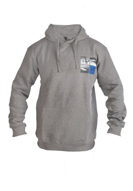 Sea Shepherd Hoodie For the Ocean Hai Kapuzenpullover mit aufgesetzter Bauc günstig online kaufen