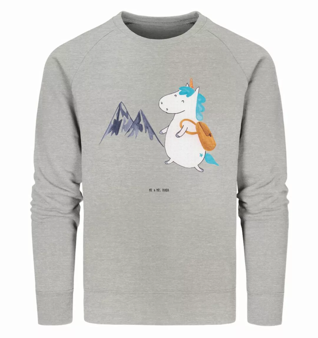 Mr. & Mrs. Panda Longpullover Größe XXL Einhorn Bergsteiger - Heather Grey günstig online kaufen