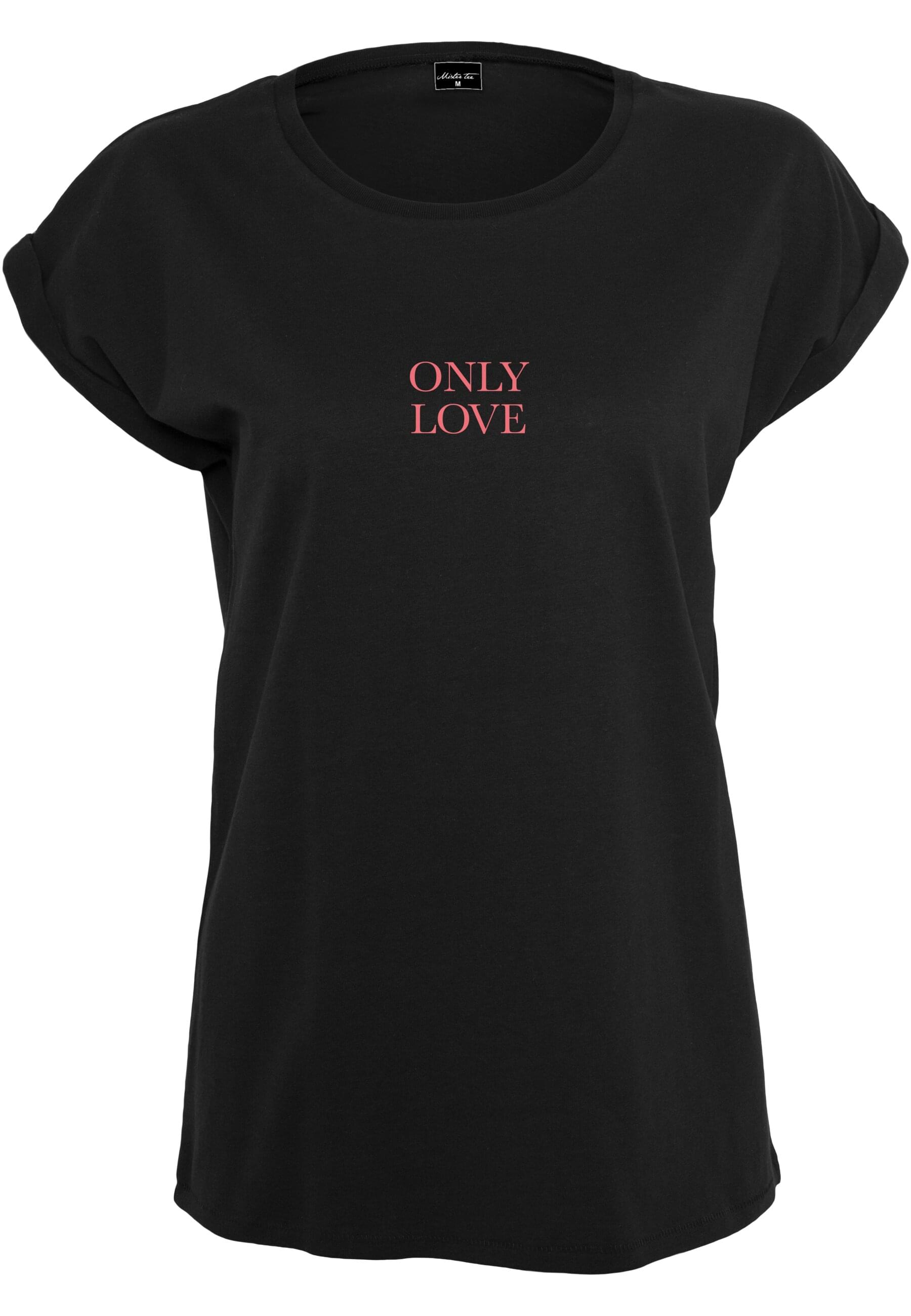 MisterTee Kurzarmshirt "MisterTee Damen Ladies Only Love Tee" günstig online kaufen