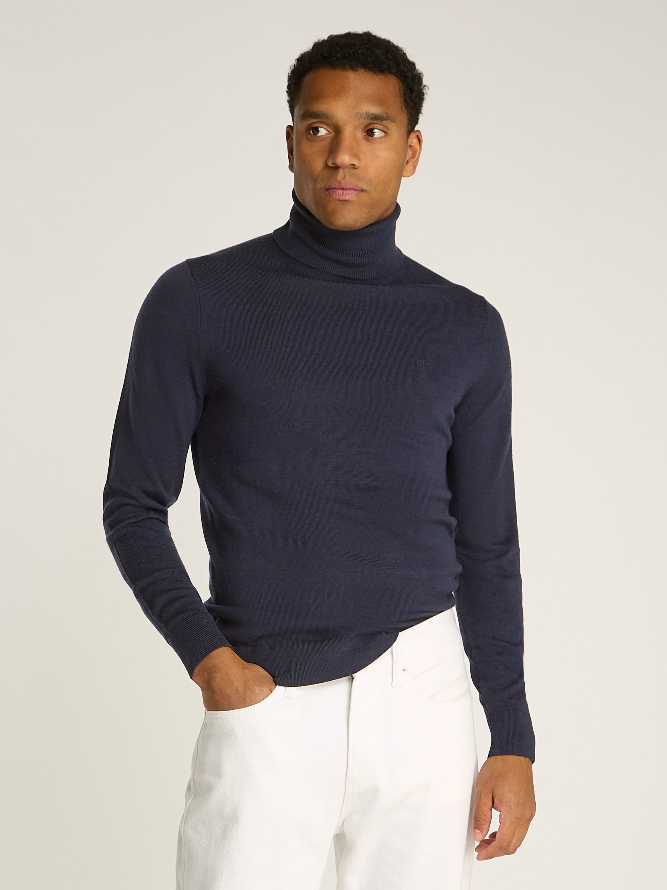 Calvin Klein Rollkragenpullover SUPERIOR WOOL TURTLE günstig online kaufen