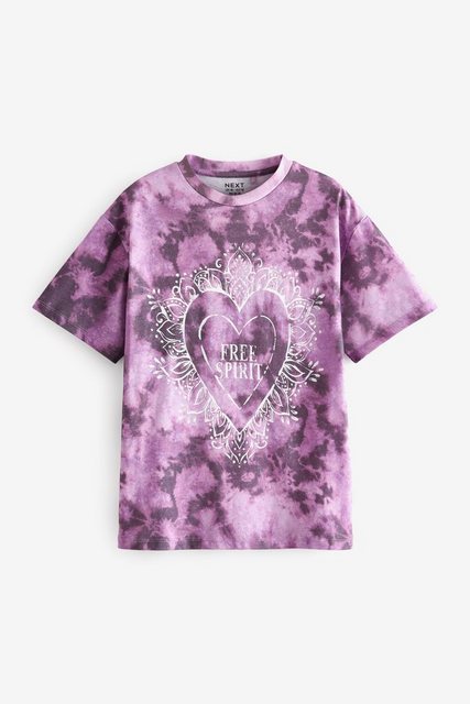 Next T-Shirt Oversized Fit Free Spirit Festival Batik-T-Shirt (1-tlg) günstig online kaufen