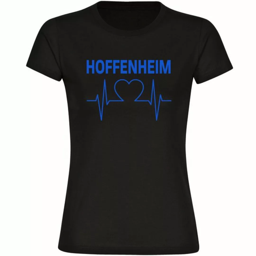 multifanshop T-Shirt Damen Hoffenheim - Herzschlag - Frauen günstig online kaufen