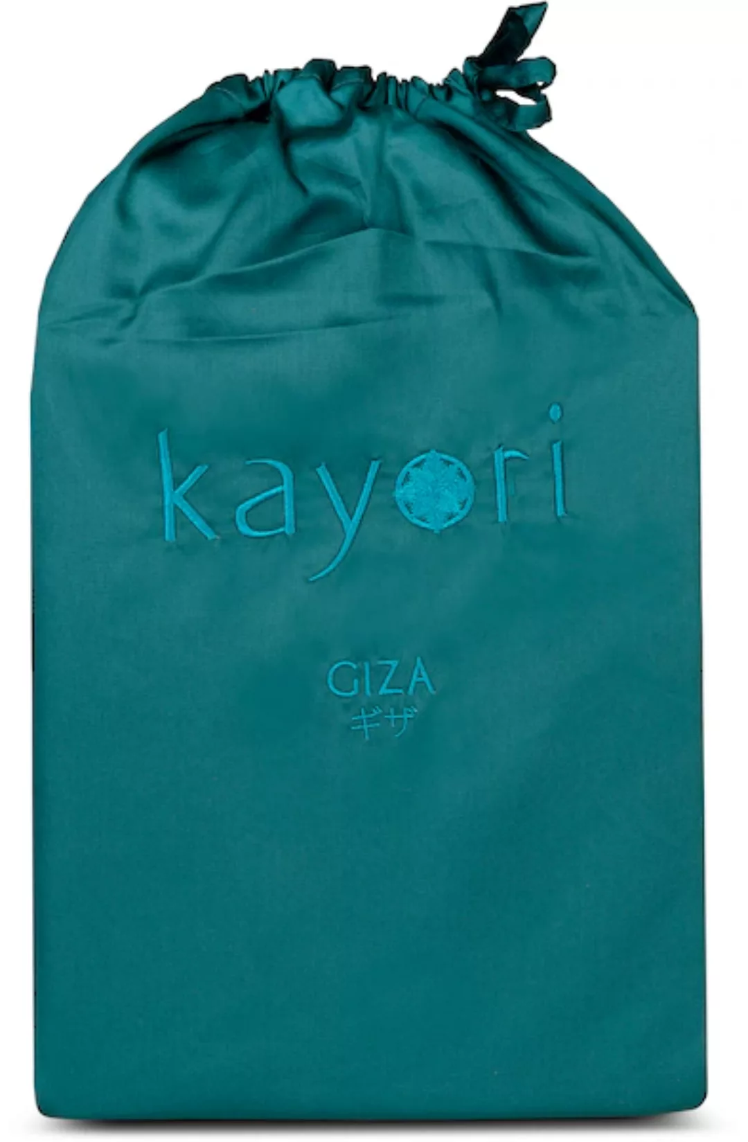 kayori Spannbettlaken »Giza«, 100% Baumwolle-Satin günstig online kaufen