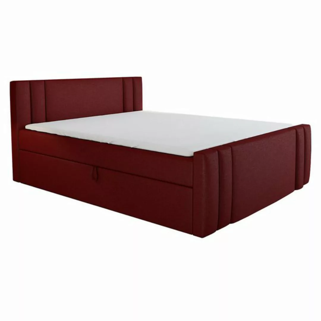 A&J MöbelLand GmbH Boxspringbett ALF mit 2 Bettkästen und Topper. (Boxsprin günstig online kaufen