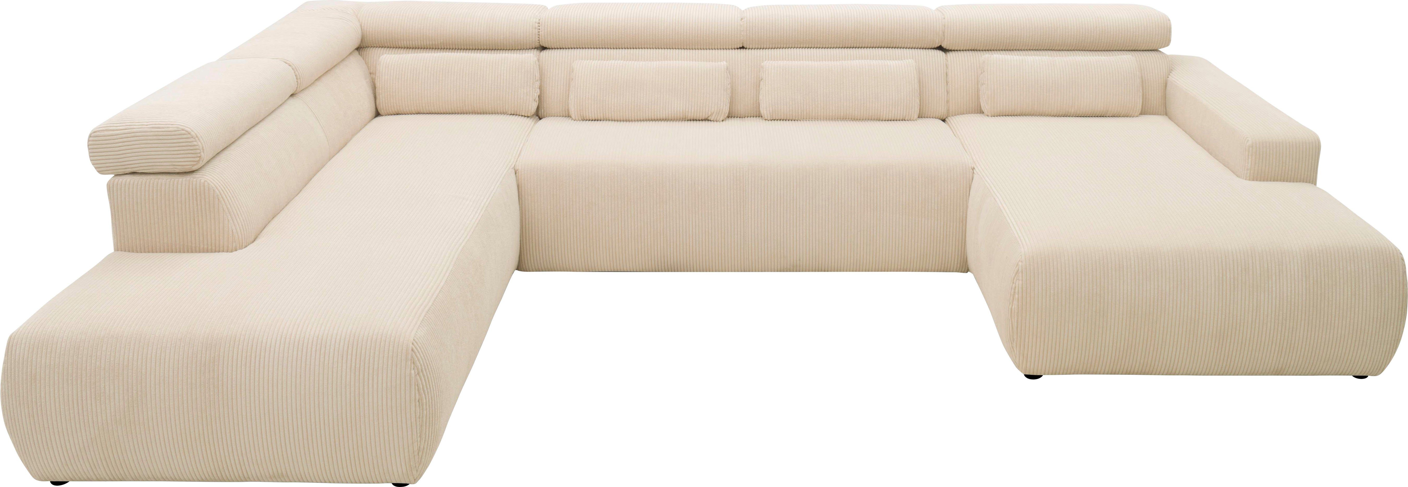 DOMO collection Wohnlandschaft "Brandon, belastbar bis 140kg/ Sitz, B/T: 35 günstig online kaufen