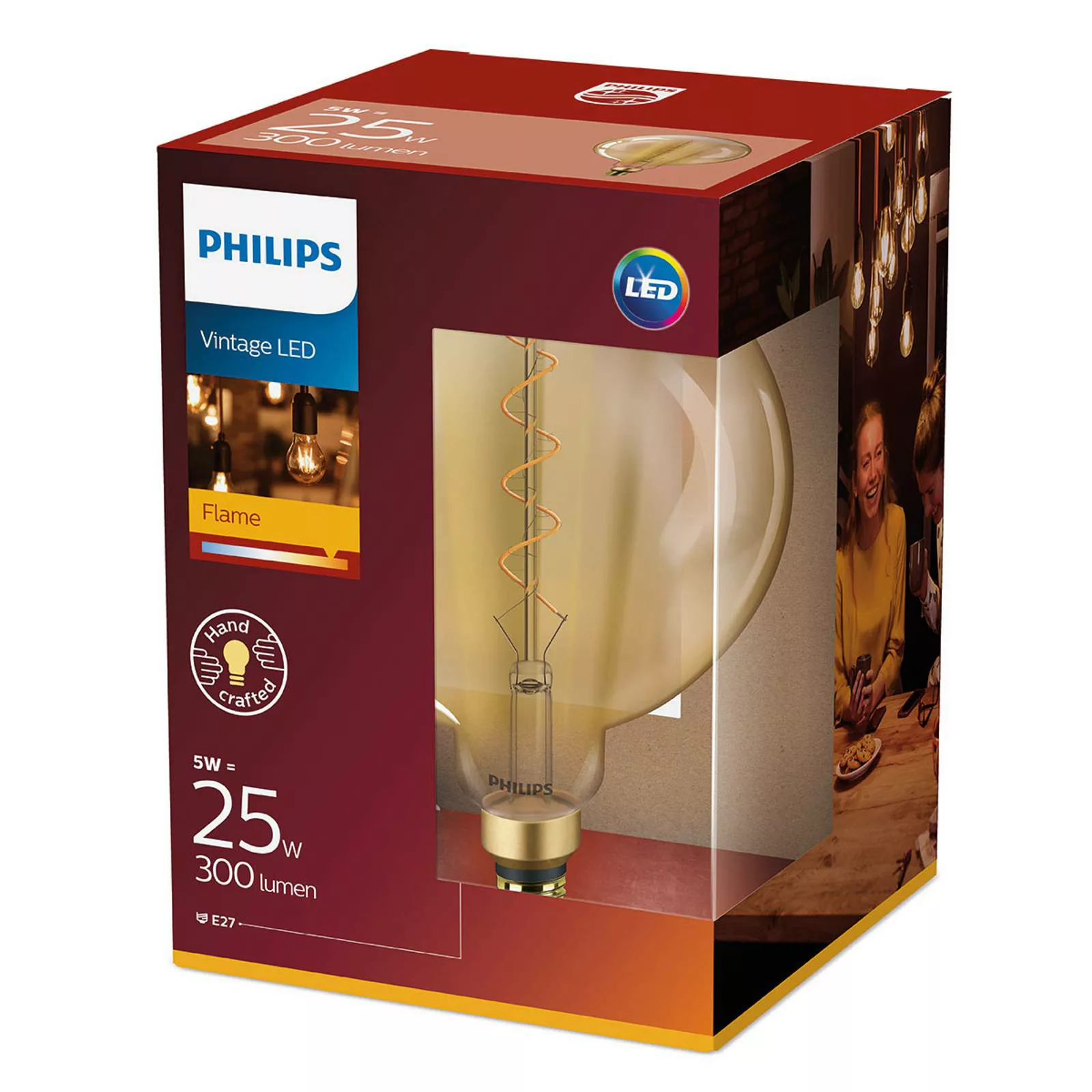 E27 G200 große LED-Lampe Classic Giant 1.800K gold günstig online kaufen