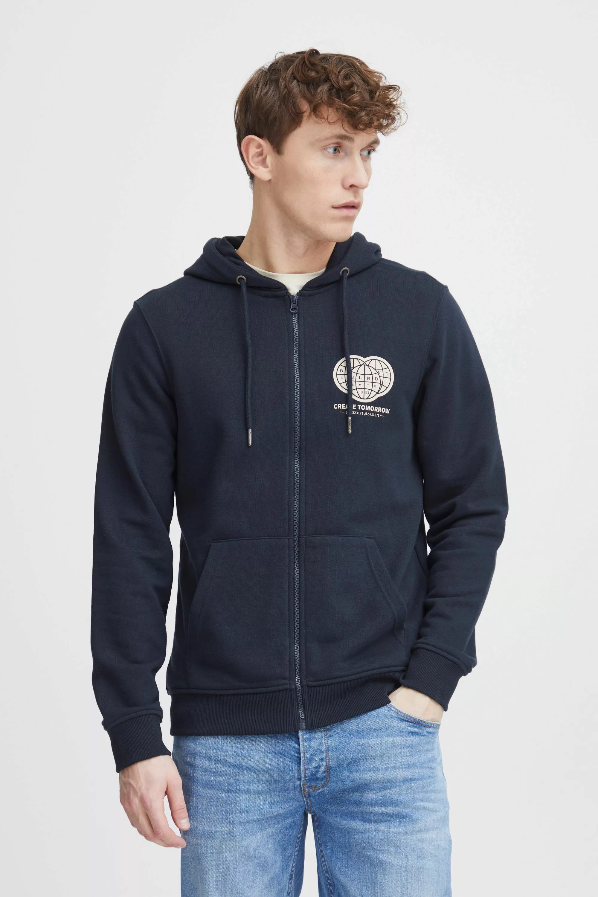 Blend Kapuzensweatjacke "BLEND BHSweatshirt" günstig online kaufen