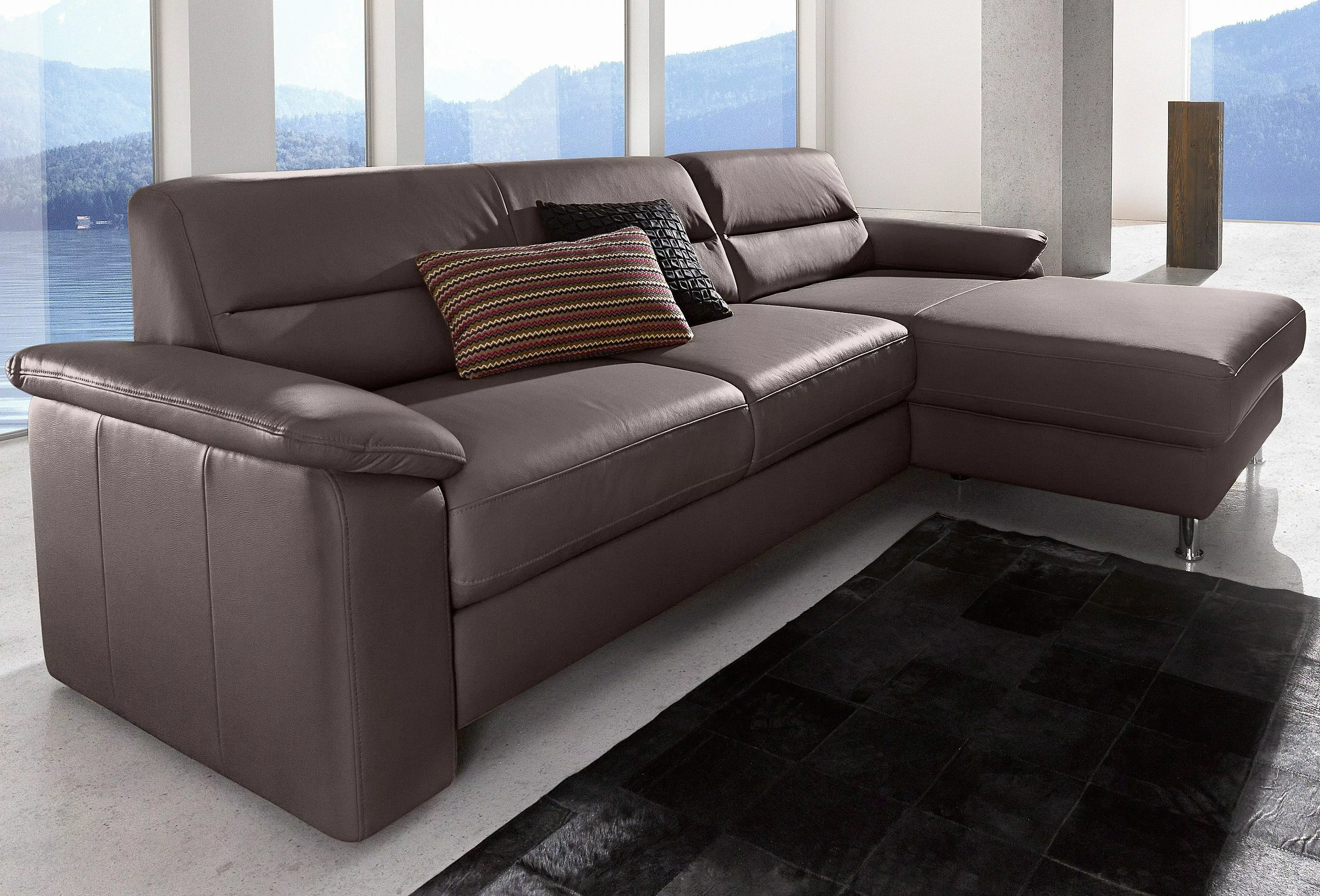 sit&more Ecksofa Ascara L-Form, inklusive Boxspring/Federkern-Polsterung, günstig online kaufen