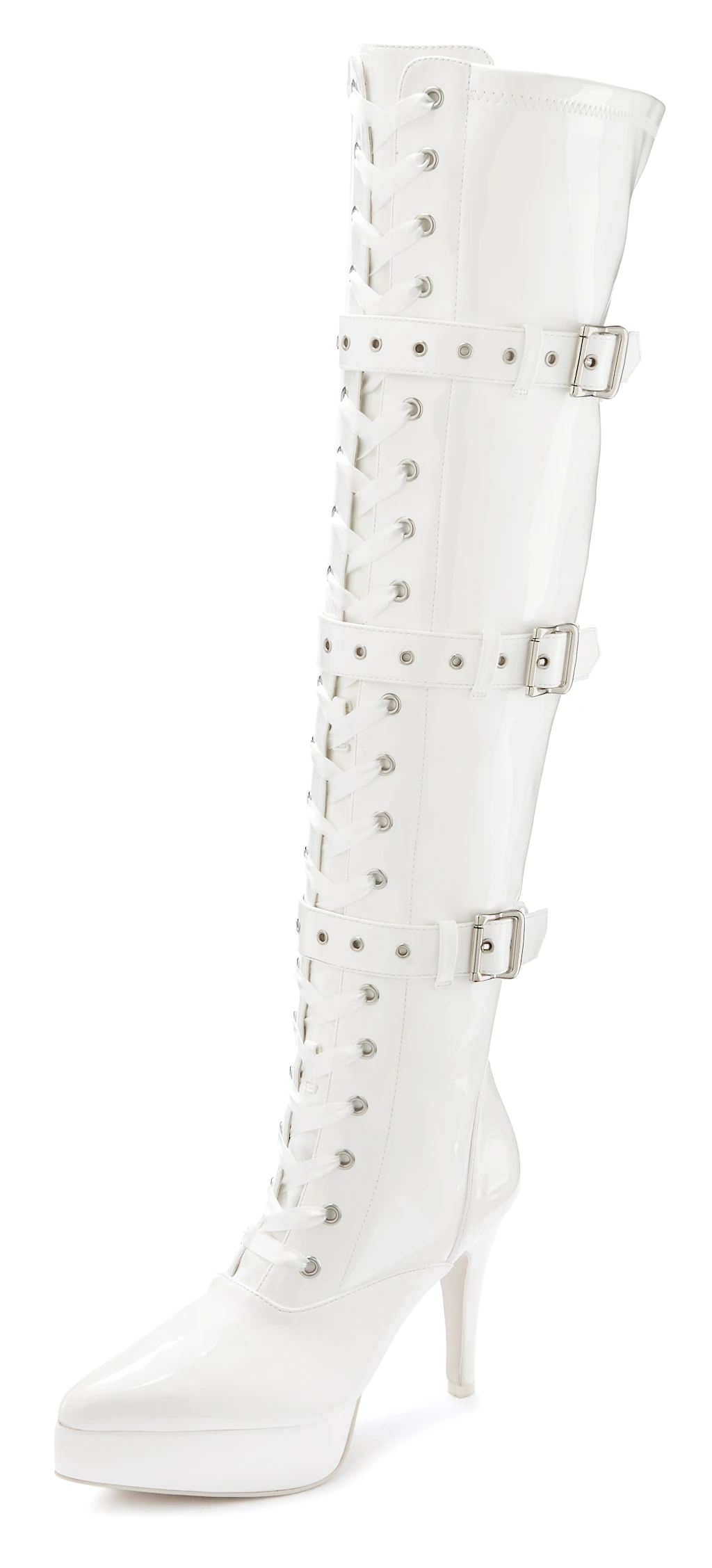 LASCANA Belle Affaire Overkneestiefel "High-Heel-Stiefelette mit Plateau", günstig online kaufen