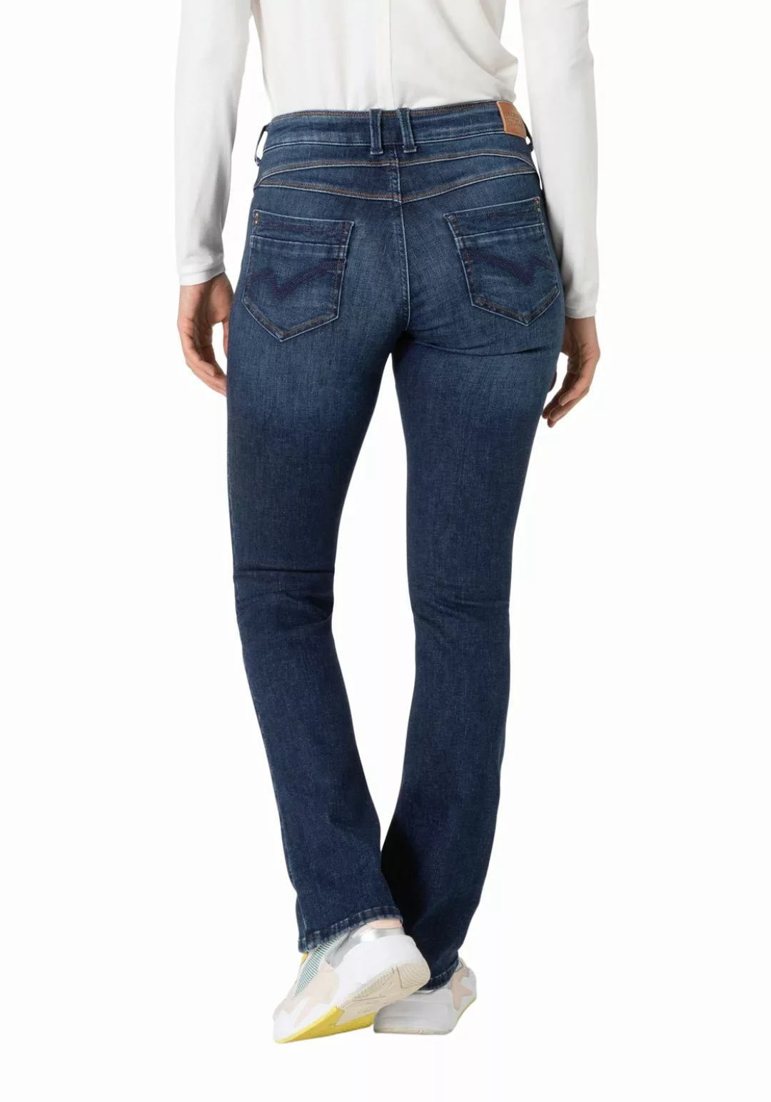 TIMEZONE Damen Jeans SLIM LISATZ - Slim Fit - Blau - Neat Deep Blue Wash günstig online kaufen