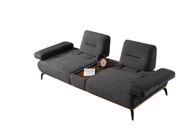 Villa Möbel Sofa Smooth, 1 Stk. 3-Sitzer, mit Relax-/Bettfunktion durch ver günstig online kaufen