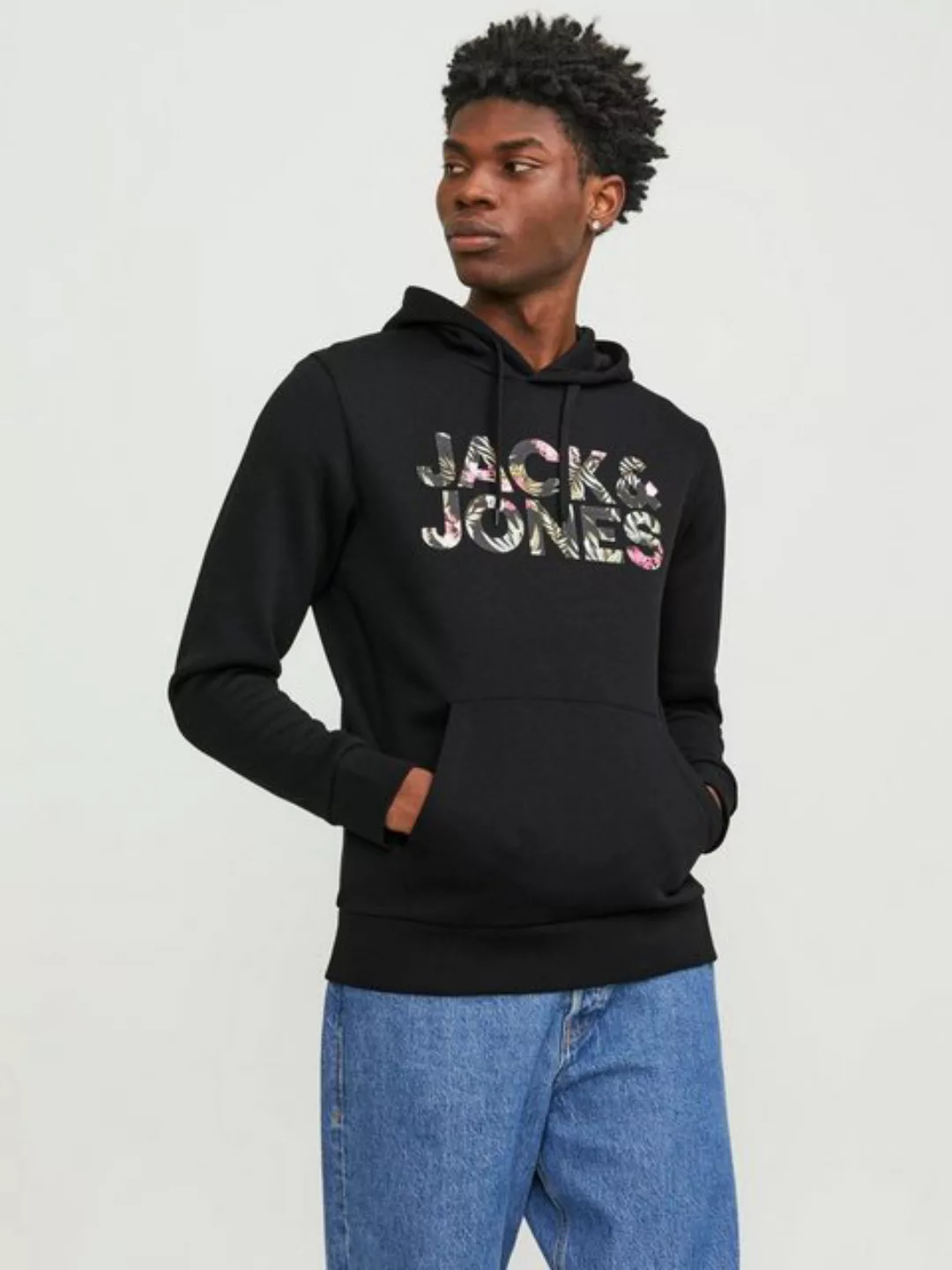 Jack & Jones Kapuzensweatshirt JJEJEFF CORP LOGO SWEAT HOOD LN günstig online kaufen