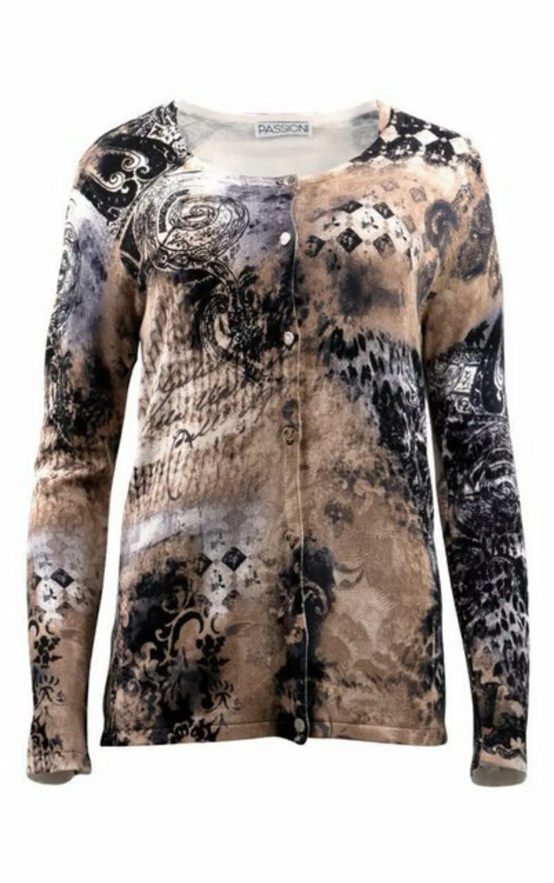 Passioni 2-in-1-Pullover Twinset mit Paisley Patch Print günstig online kaufen