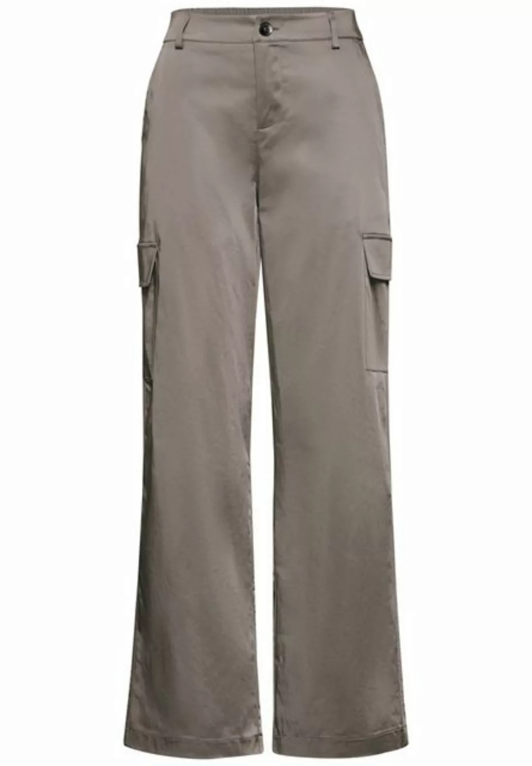 STREET ONE Cargohose, mit Satin Finish günstig online kaufen