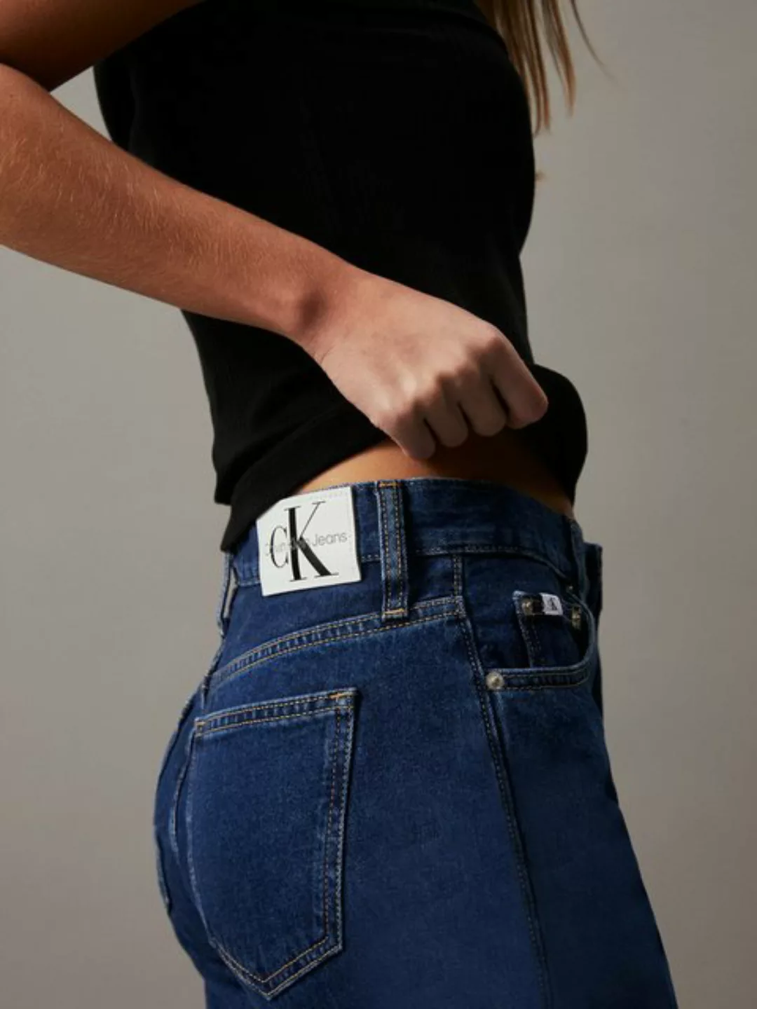 Calvin Klein Jeans Bootcut-Jeans AUTHENTIC BOOTCUT mit Markenlabel günstig online kaufen