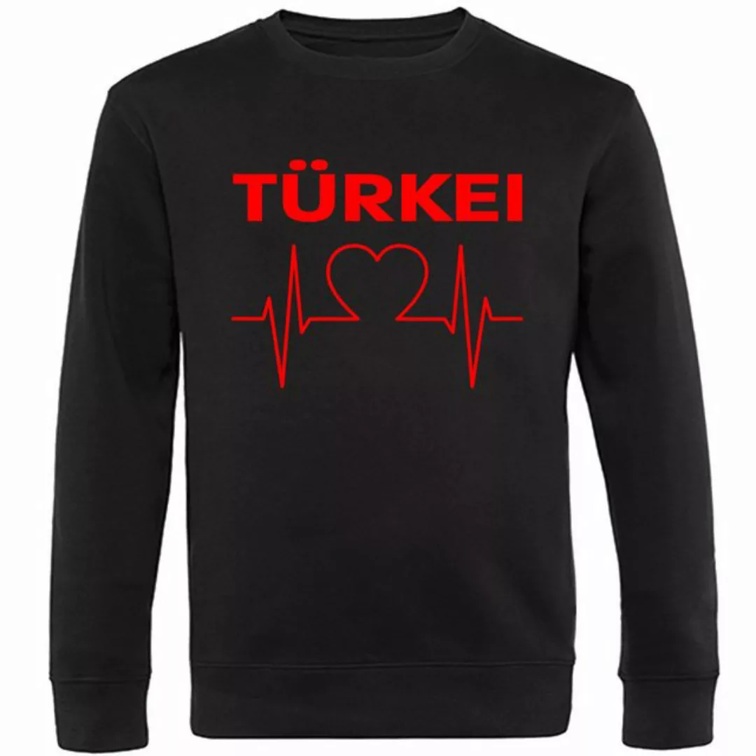 multifanshop Sweatshirt Türkei - Herzschlag - Pullover günstig online kaufen
