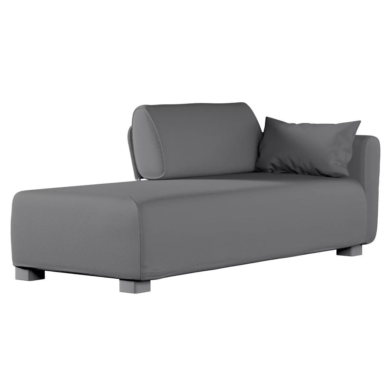 Bezug für Mysinge Recamiere Sofa, grau, Sofahusse, Mysinge Recamiere, Boucl günstig online kaufen