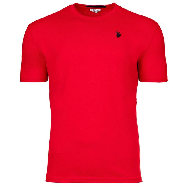 U.S. Polo Assn T-Shirt Herren T-Shirt - Rundhals, Logo-Stickerei günstig online kaufen