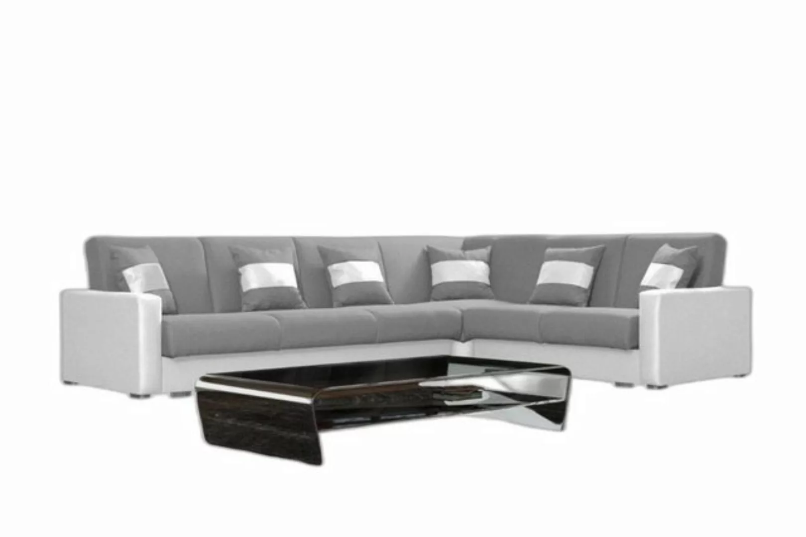 Xlmoebel Ecksofa Design Textil Sofa L-form Sofa Wohnlandschaft Relax Sitz, günstig online kaufen