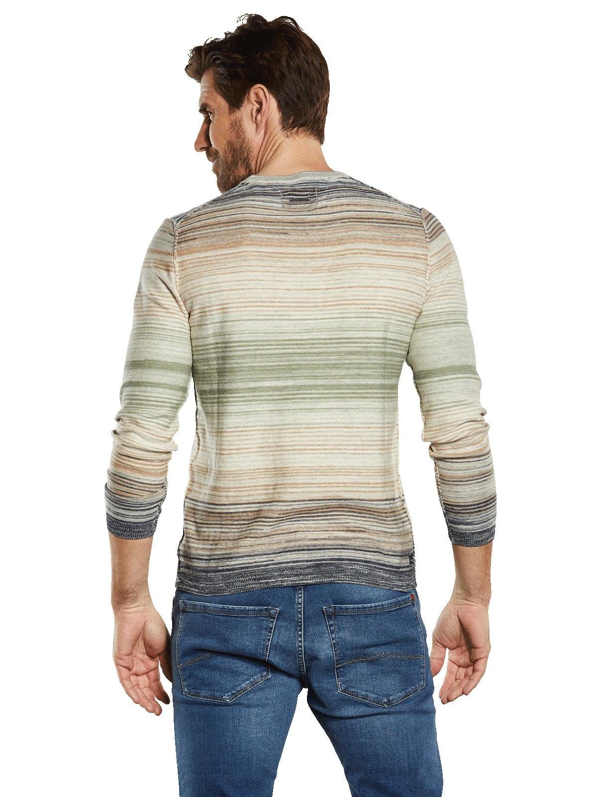 Engbers Rundhalspullover Pullover gestreift günstig online kaufen