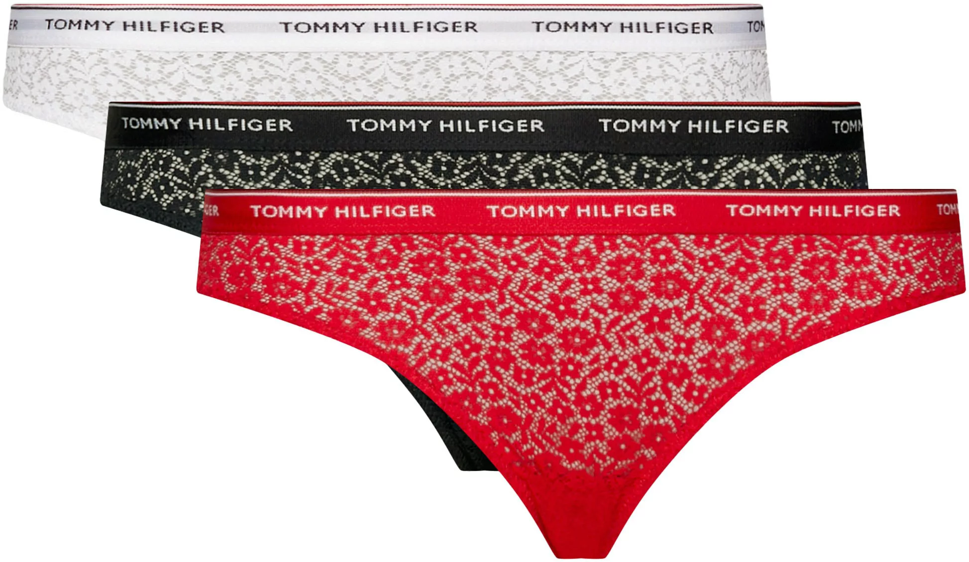 Tommy Hilfiger Underwear Bikinislip "3 PACK BIKINI LACE (EXT SIZES)", (Pack günstig online kaufen