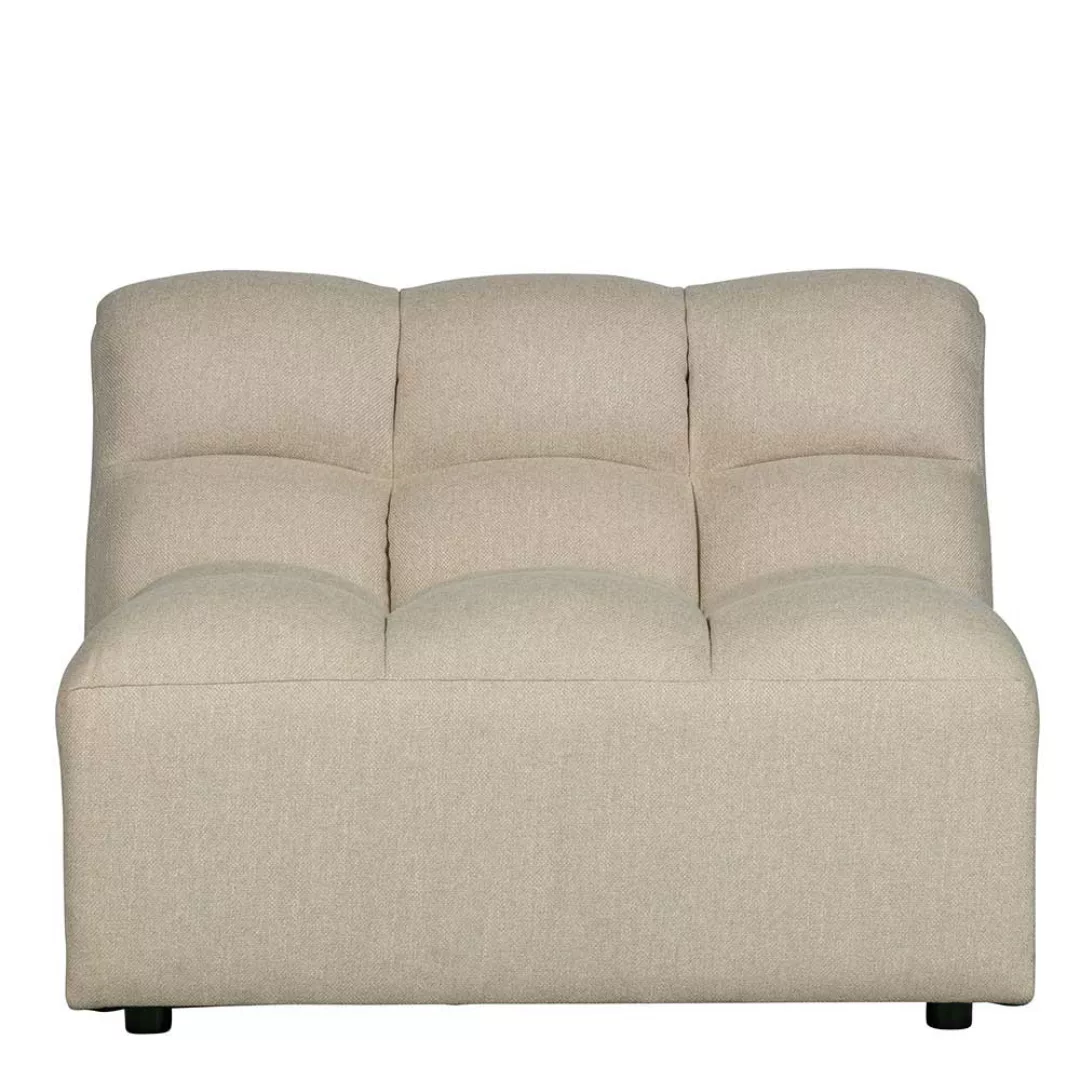 Wohnzimmer Sessel in Beige Bezug aus Webstoff günstig online kaufen