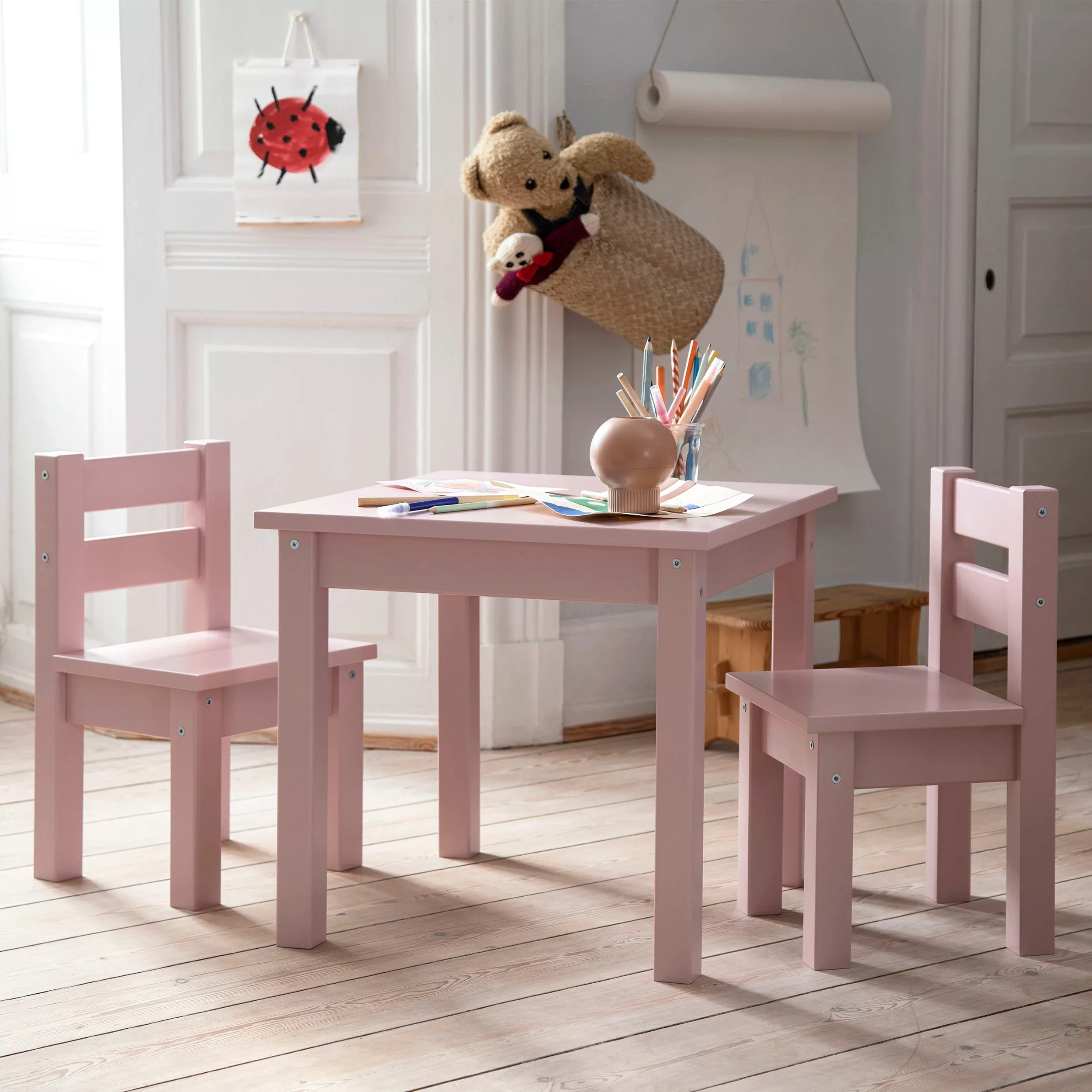 Hoppekids Kindersitzgruppe »MADS Kindersitzgruppe«, (Set, 5 tlg., 1 Tisch, günstig online kaufen