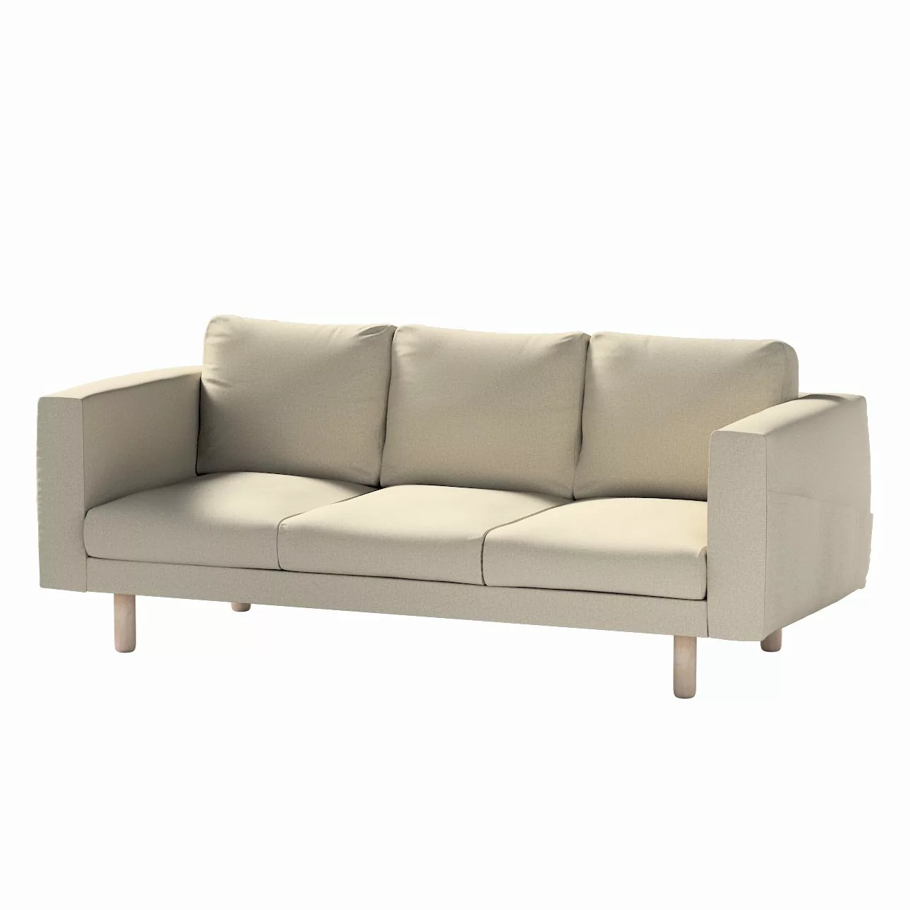 Bezug für Norsborg 3-Sitzer Sofa, grau-beige, Norsborg 3-Sitzer Sofabezug, günstig online kaufen