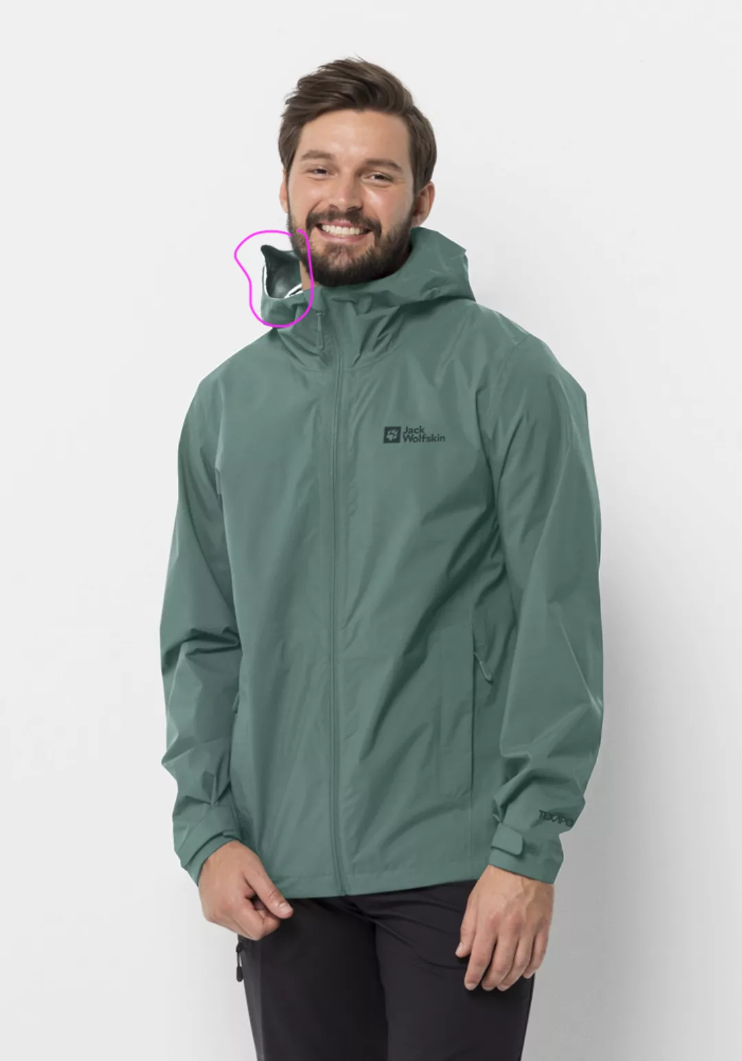 Jack Wolfskin Funktionsjacke "ELSBERG 2.5L JKT M", mit Kapuze günstig online kaufen