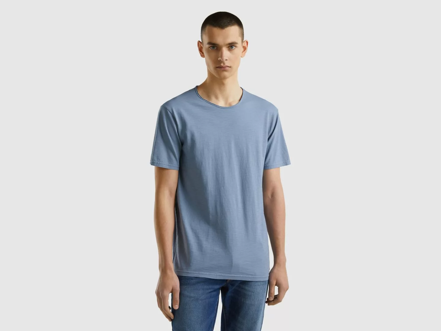 United Colors of Benetton T-Shirt in gerader Basic-Form günstig online kaufen