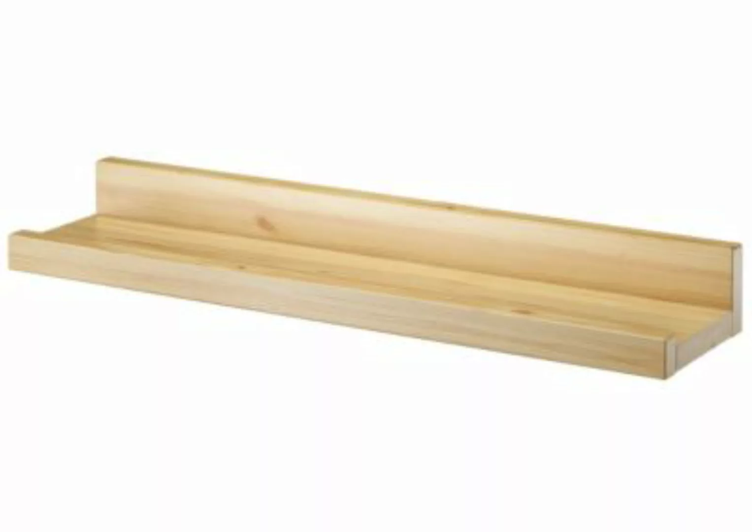 Erst-Holz® Wandregal 70 cm Holz Kiefer Bilderleiste natur günstig online kaufen