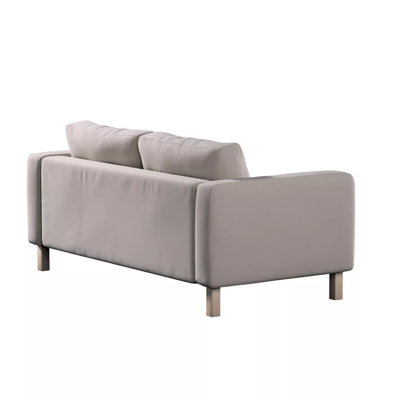 Bezug für Karlstad 2-Sitzer Sofa nicht ausklappbar, beige, Sofahusse, Karls günstig online kaufen