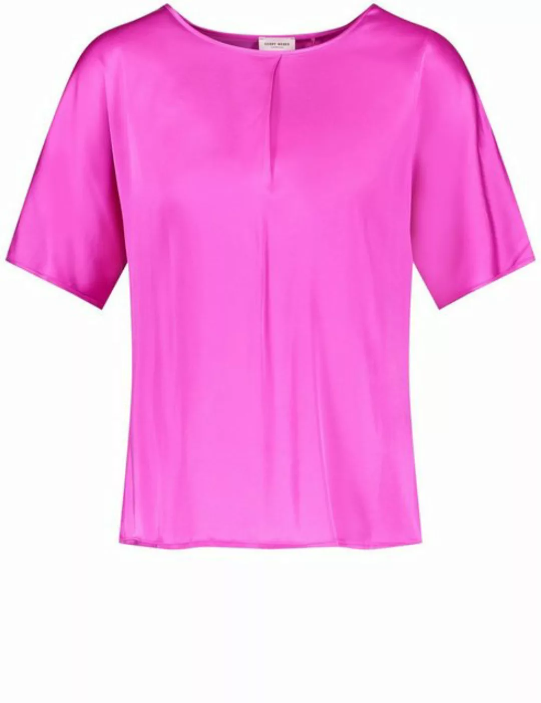GERRY WEBER Shirtbluse Blusenshirt mit gelegter Falte am Ausschnitt günstig online kaufen