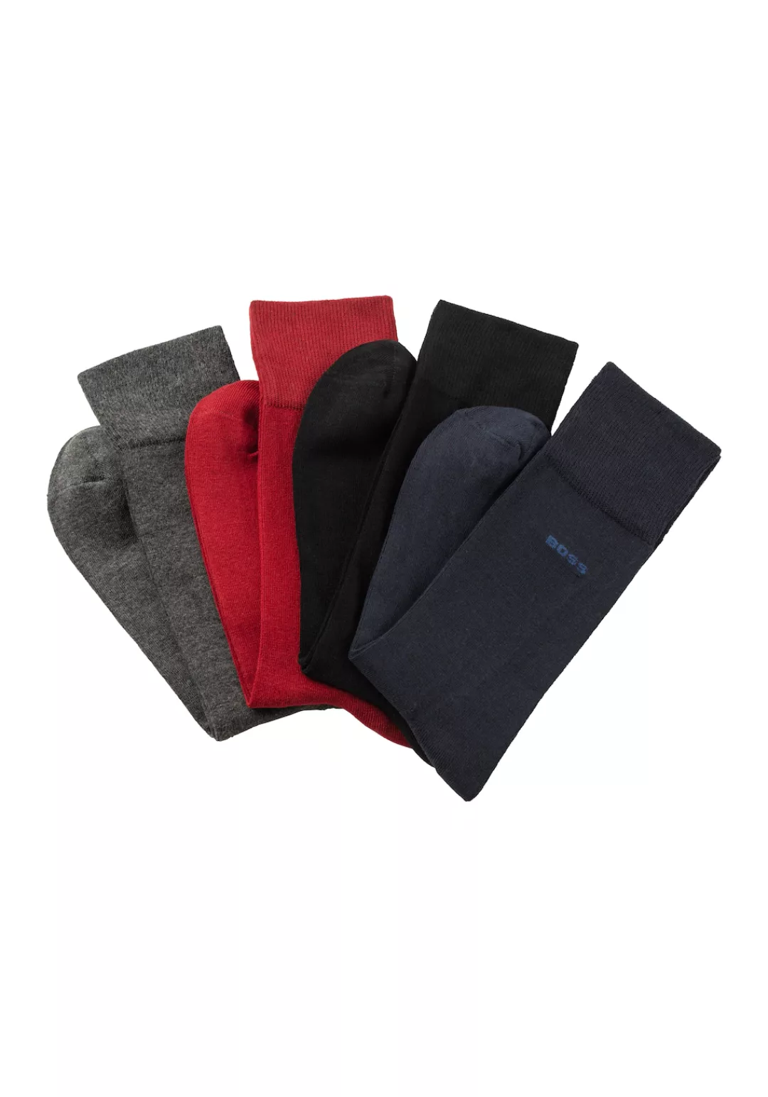 BOSS Socken "3P RS GiftSet Uni CC", (Packung, 4 Paar, 4er Pack), mit BOSS S günstig online kaufen