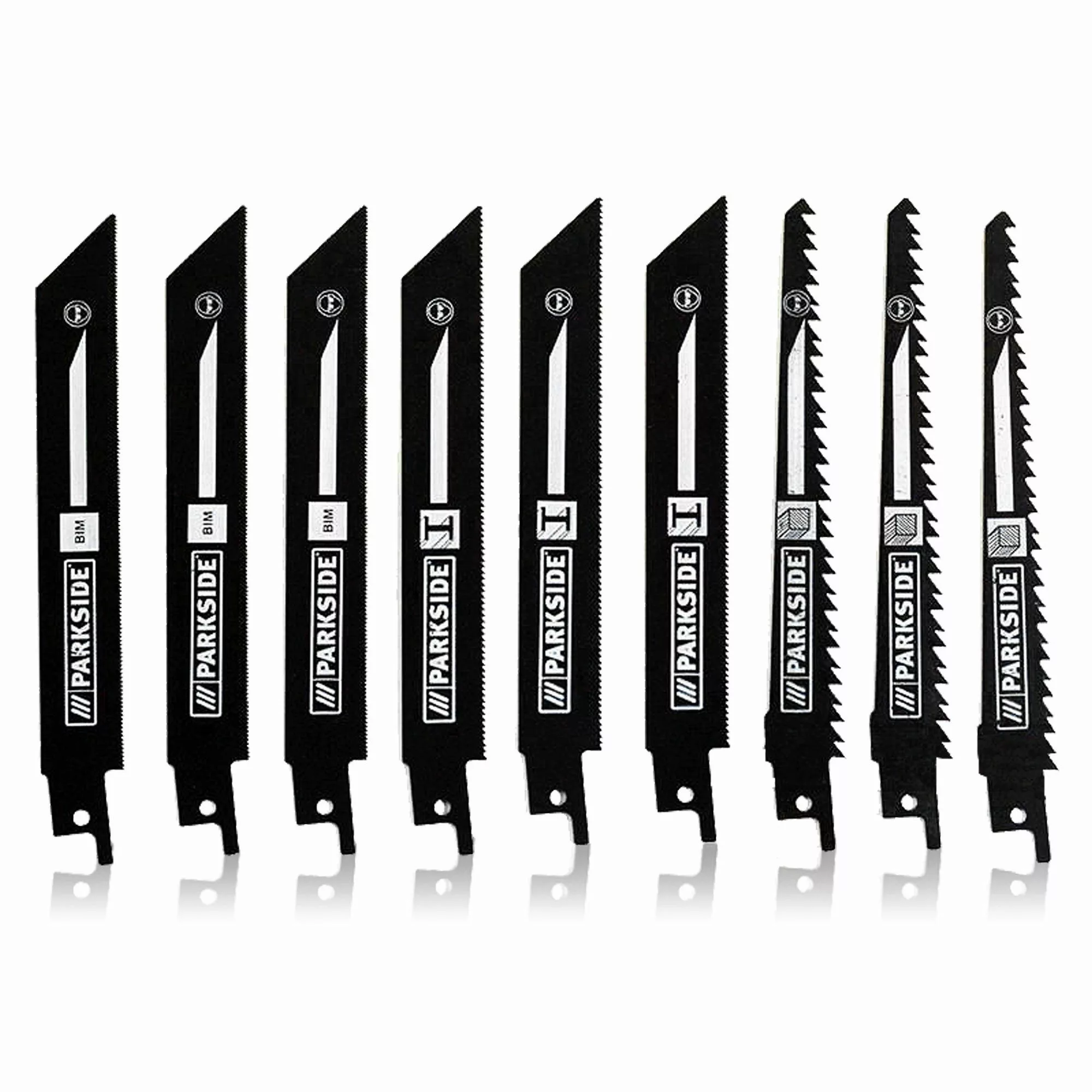 Parkside Säbelsägeblatt Set 9 Stück für günstig online kaufen