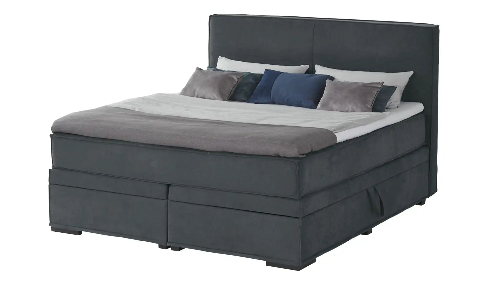 Boxi Boxspringbett mit Bettkasten Boxi Urban ¦ grau ¦ Maße (cm): B: 180 H: günstig online kaufen