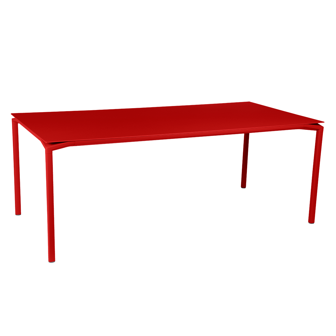 Calvi Tisch 195x95 Mohnrot günstig online kaufen