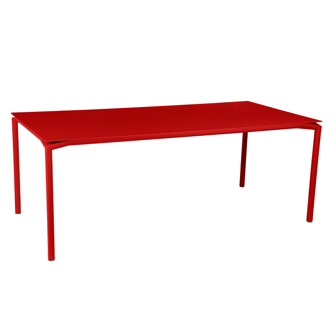 Calvi Tisch 195x95 Mohnrot günstig online kaufen