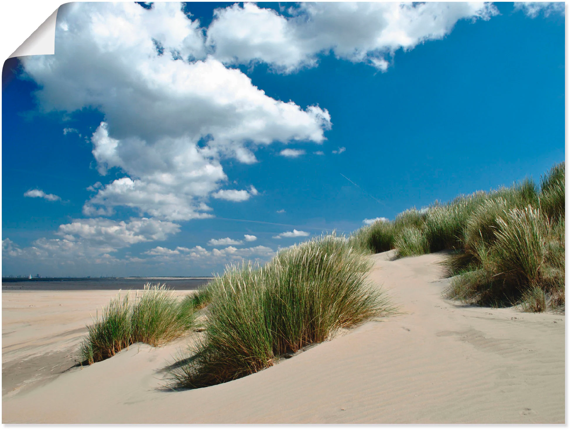 Artland Wandbild "Strandimpressionen", Strand, (1 St.), als Leinwandbild, P günstig online kaufen