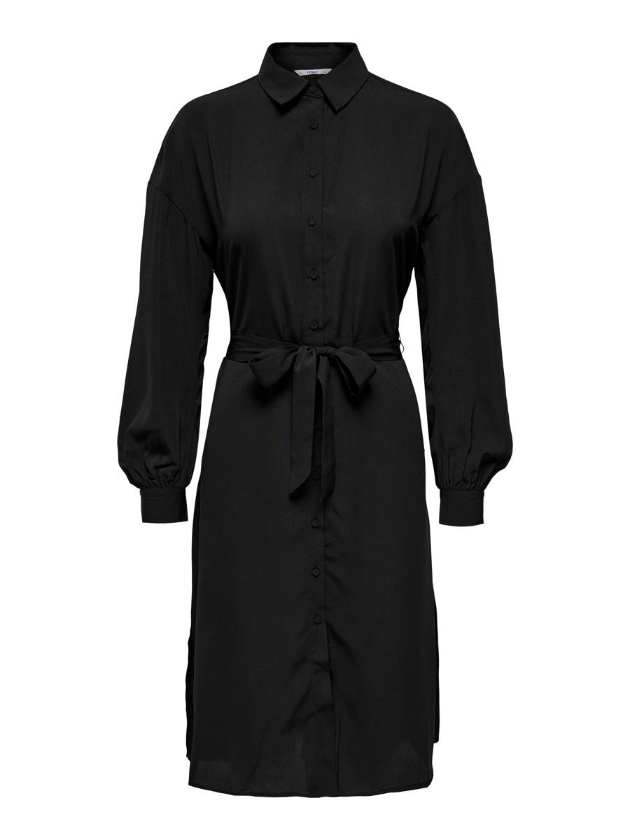 ONLY Belt Shirt Dress Damen Schwarz günstig online kaufen