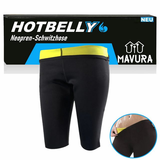 MAVURA Funktionsleggings HOTBELLY Neopren Schwitzhose Saunahose Hot Yogahos günstig online kaufen