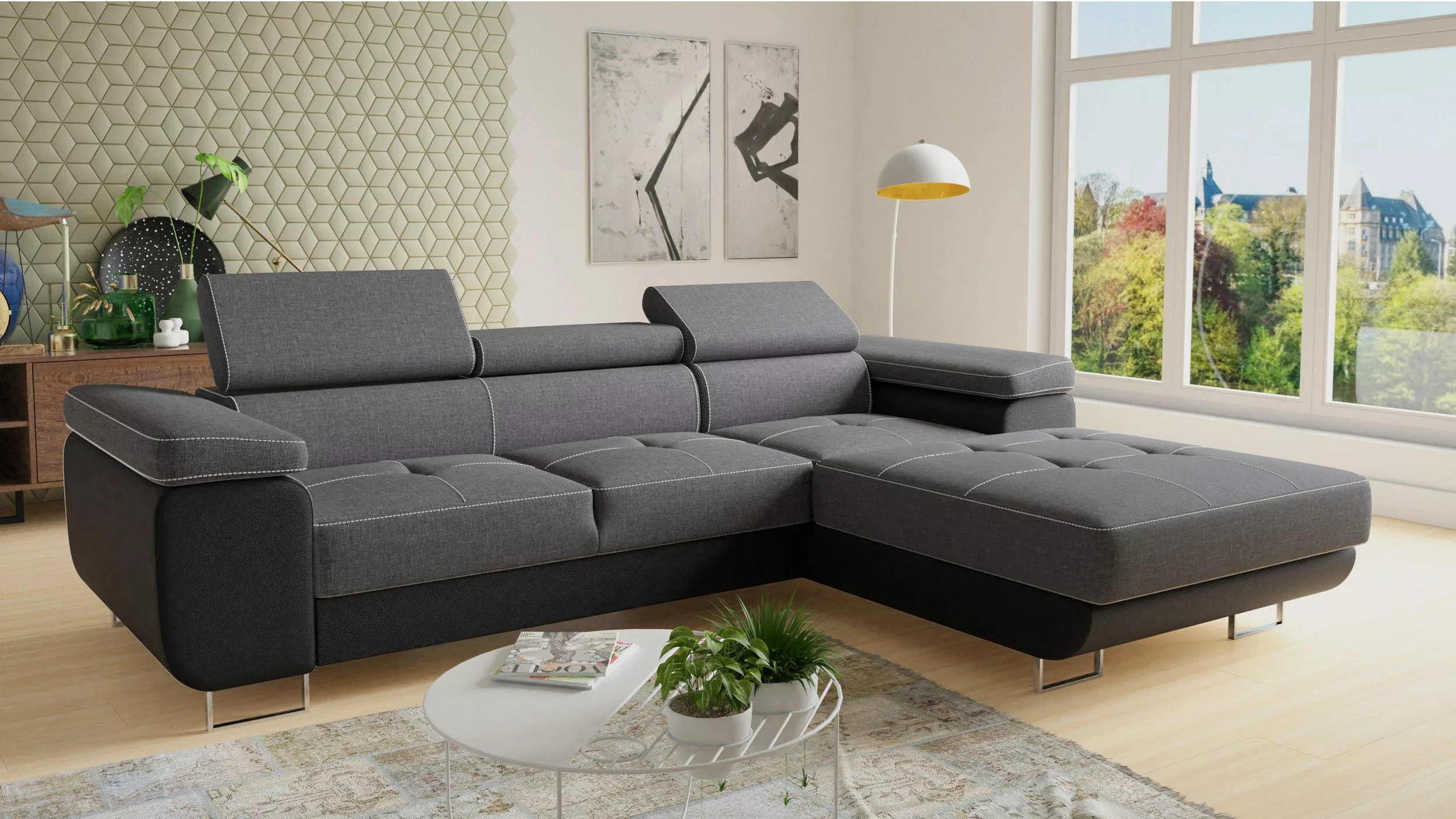 Sofnet Ecksofa Divo, mit Schlaffunktion und günstig online kaufen