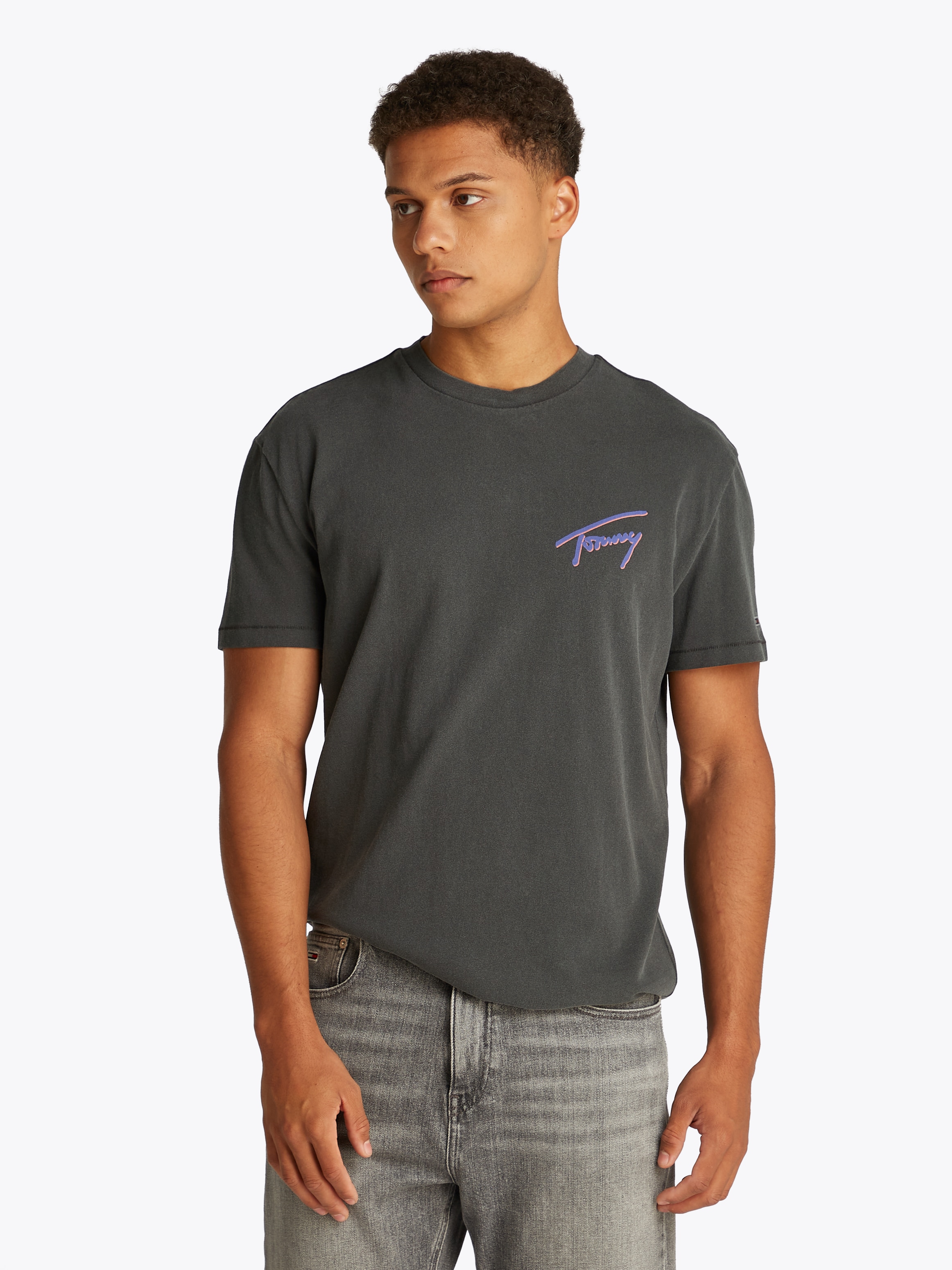 Tommy Jeans T-Shirt "TJM RLX FADED GRAPHIC TEE EXT", mit großem Rückendruck günstig online kaufen