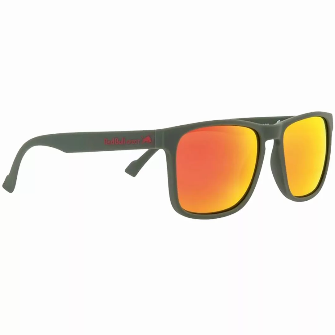 Red Bull Spect Eyewear Leap Sonnenbrille Matte Olive Green/Brown Red günstig online kaufen