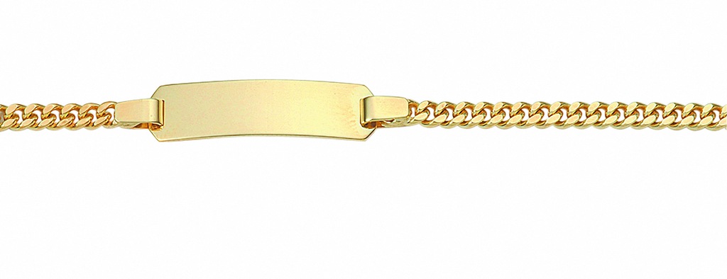 Adelia´s Goldarmband "Damen Goldschmuck 333 Gold Flach Panzer Armband 14 cm günstig online kaufen