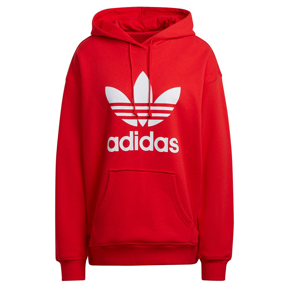 Adidas Originals Trefoil Kapuzenpullover 42 Vivid Red günstig online kaufen