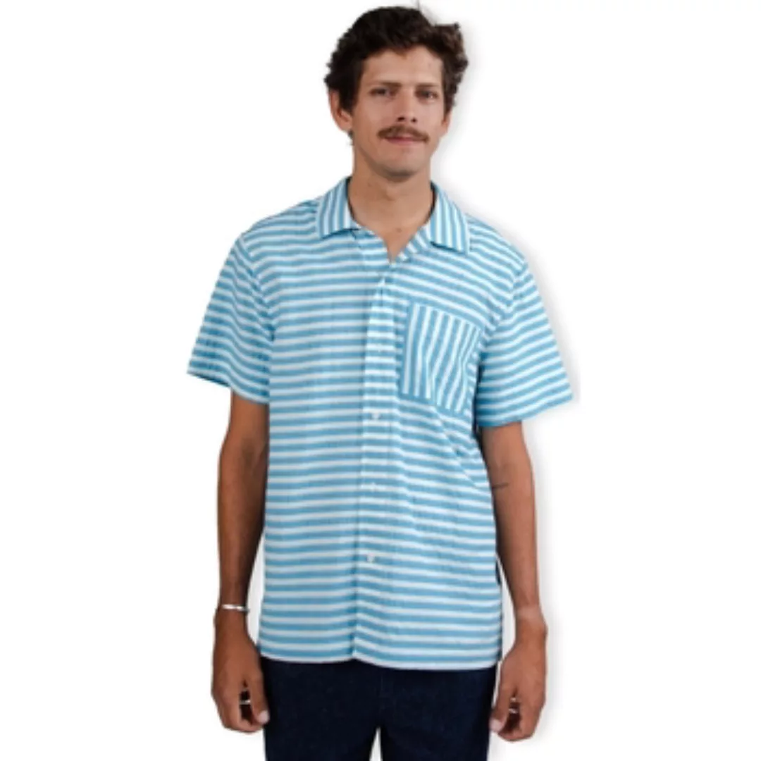 Brava Fabrics  Hemdbluse Stripes Shirt - Blue günstig online kaufen