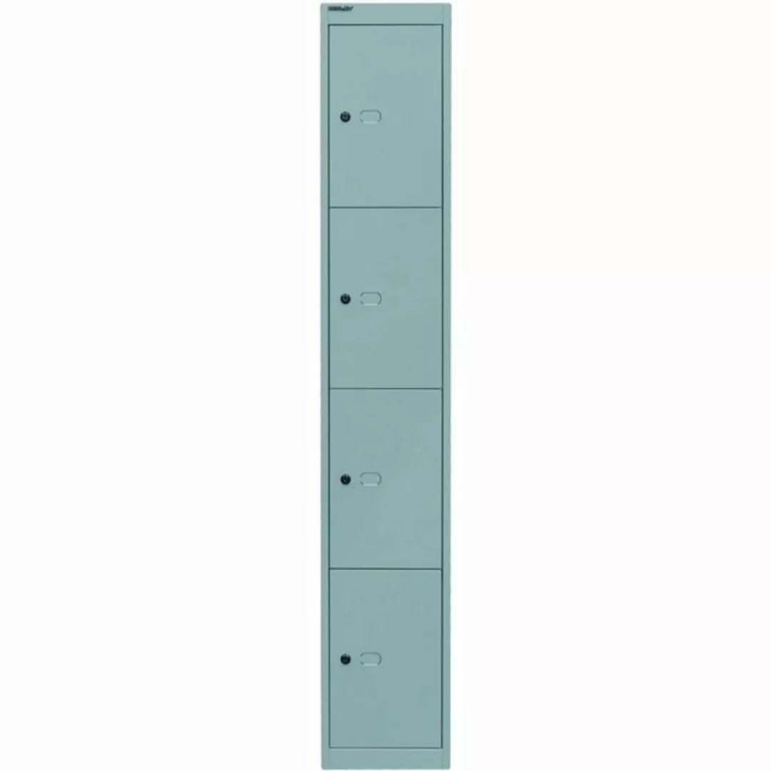 Bisley Garderobenschrank Garderobenschrank 4 Fächer silver. günstig online kaufen