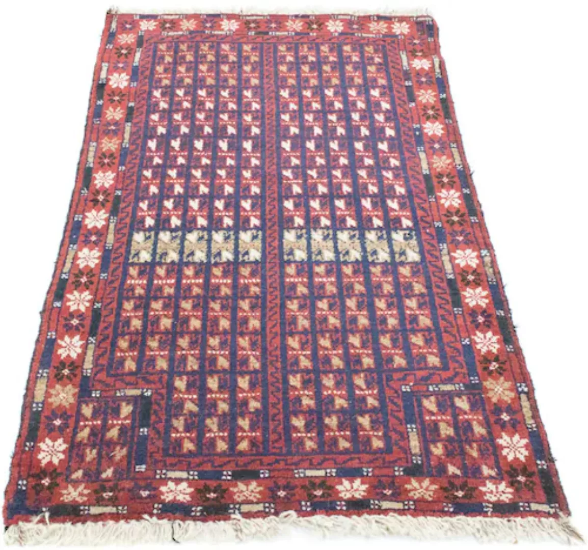 morgenland Wollteppich »Belutsch Teppich handgeknüpft braun«, rechteckig, h günstig online kaufen